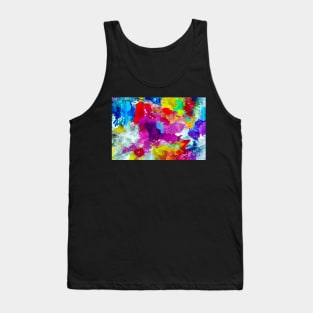 Abstract colors vintage colors grunge texture style Tank Top